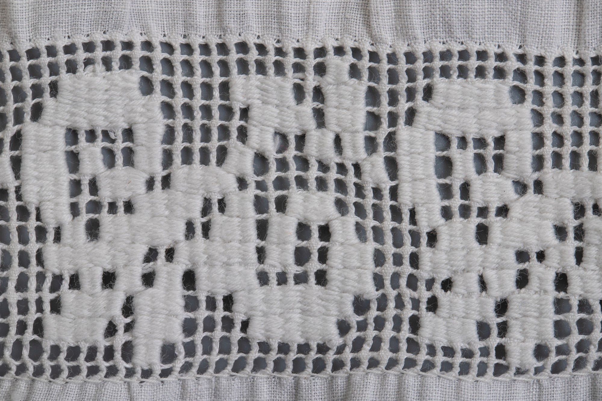 After: refined embroidered sampler with layered textures
